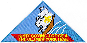 Kintecoying Lodge #4 The Old New York Historical Trail Patch