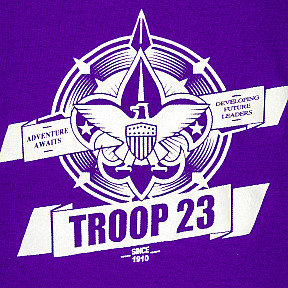 Troop 23 Brooklyn Purple T-Shirt