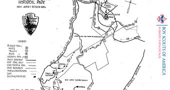 Morristown National Historical Park New Jersey Brigade Area Map